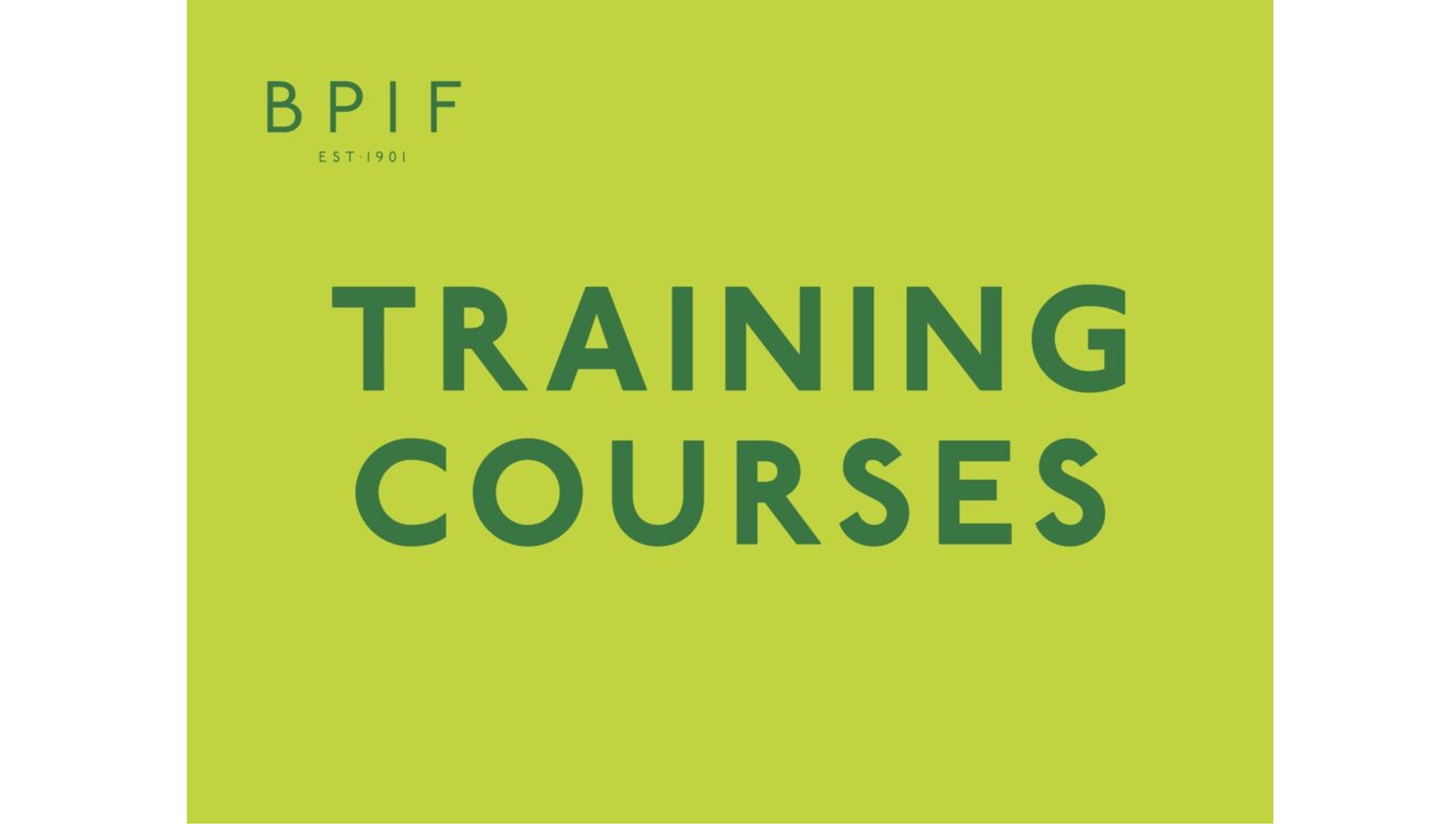 Training Courses 