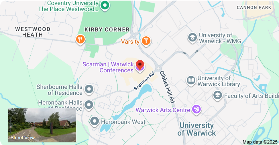 Map to Scarman, University of Warwick