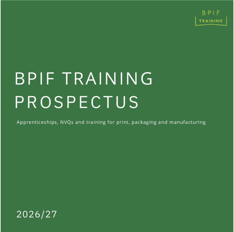 Cover of the BPIF Training prospectus 2026/27